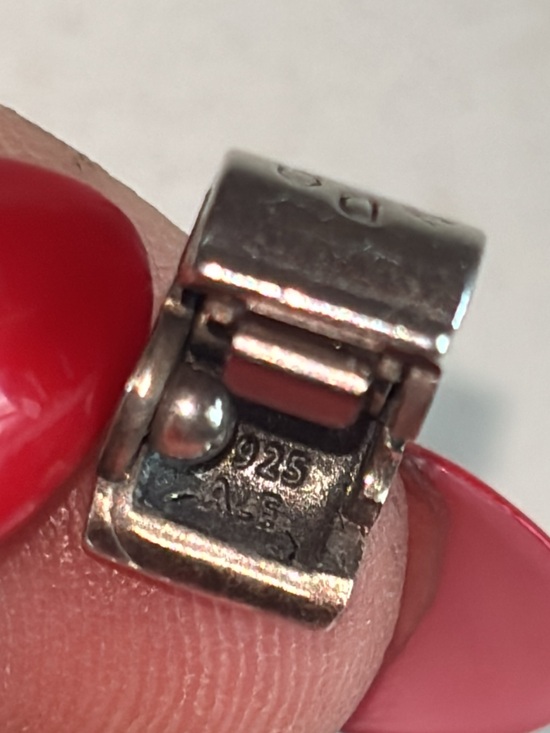 Pandora Sterling Silver Bead and Pave Bracelet - Picture 4 of 11